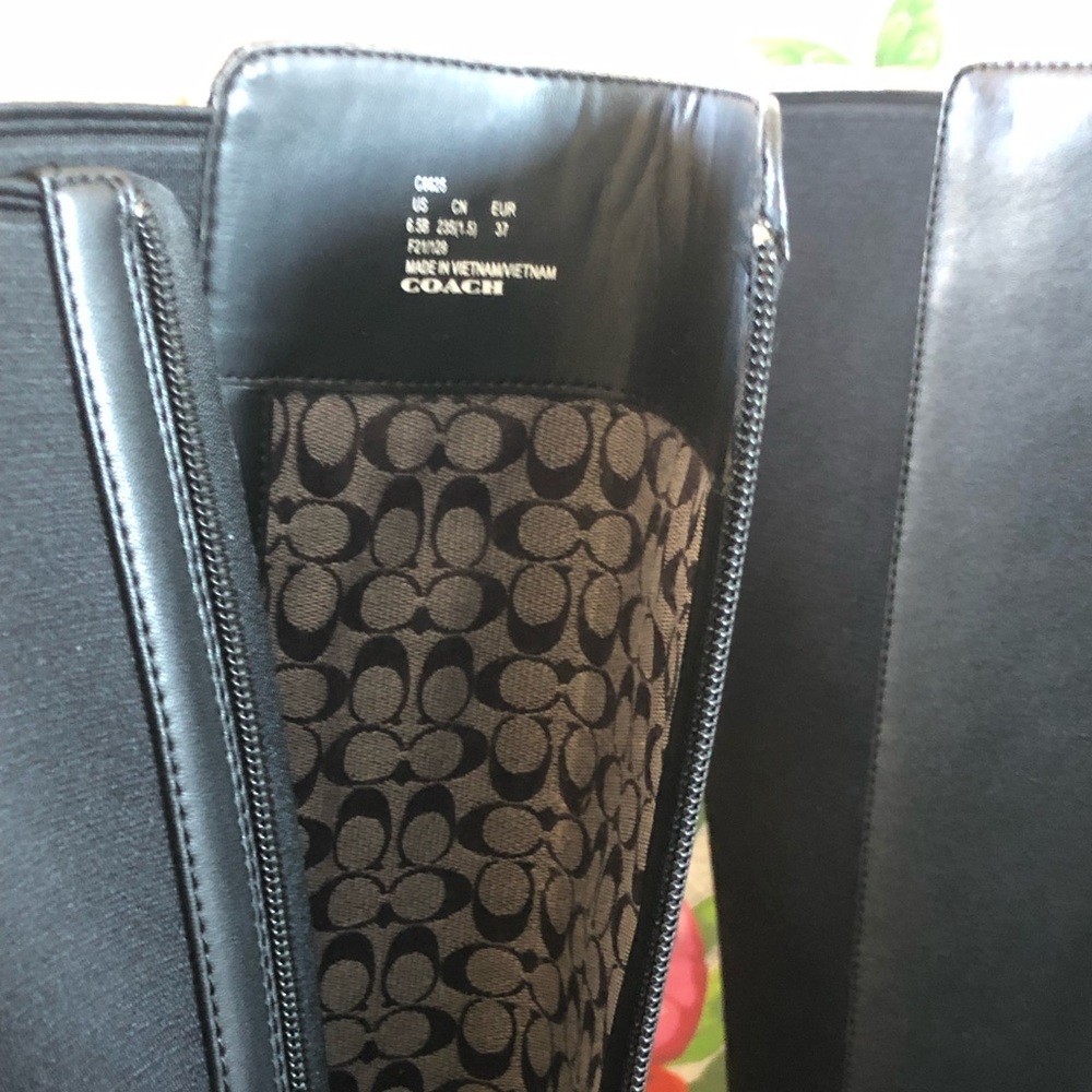 New Coach black boot